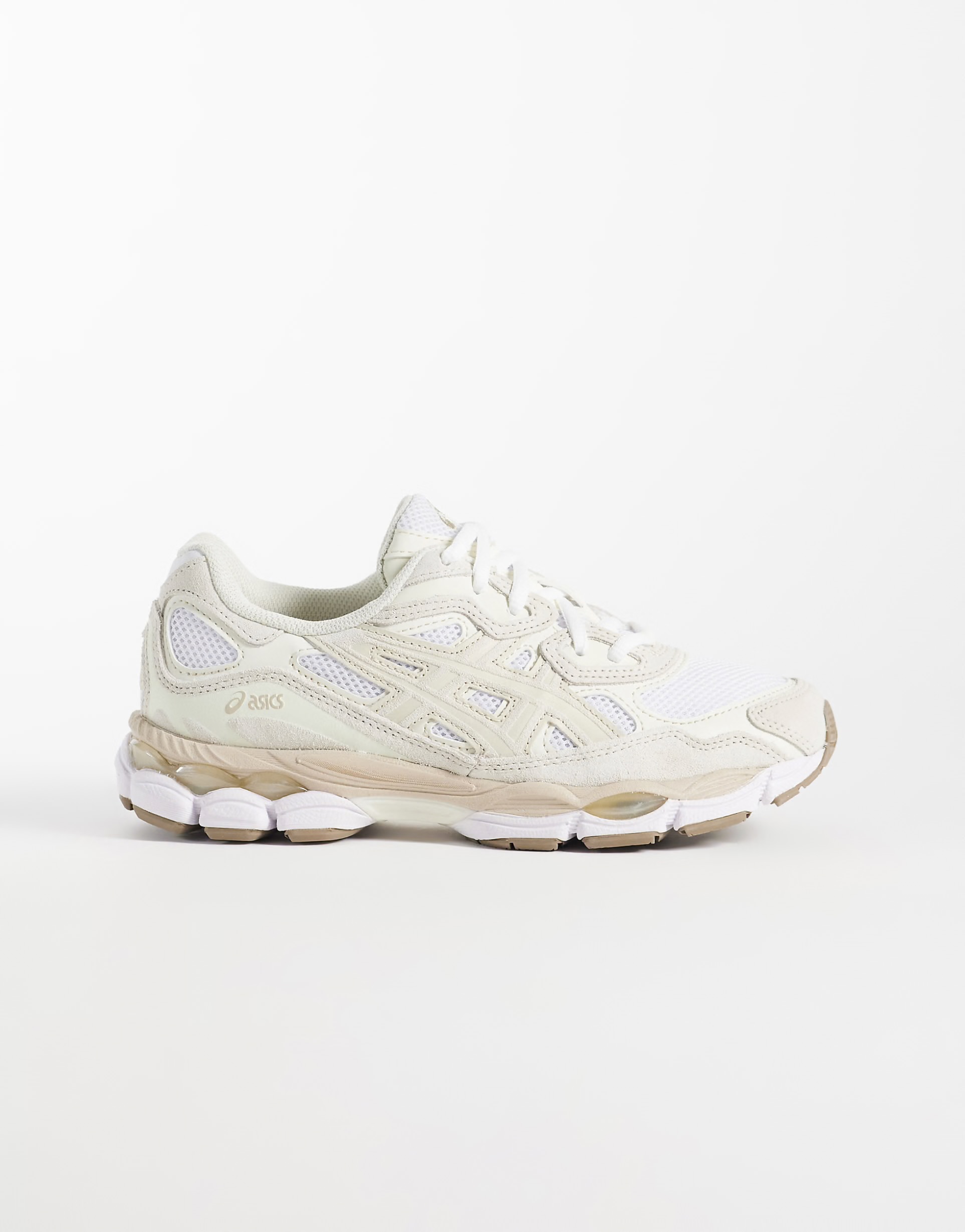 Asics Gel-NYC trainers in cream and feather grey